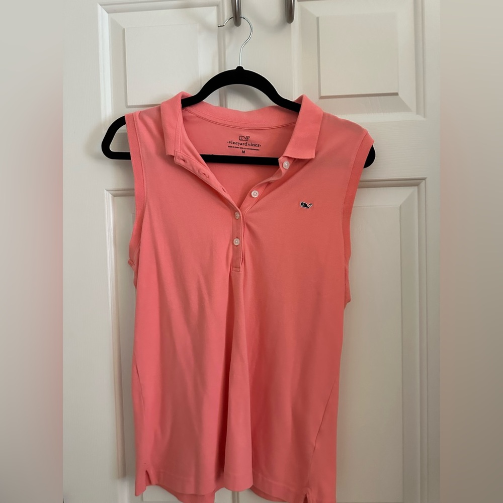 Coral Vineyard Vines polo